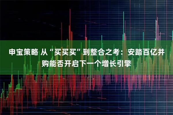 申宝策略 从“买买买”到整合之考：安踏百亿并购能否开启下一个增长引擎